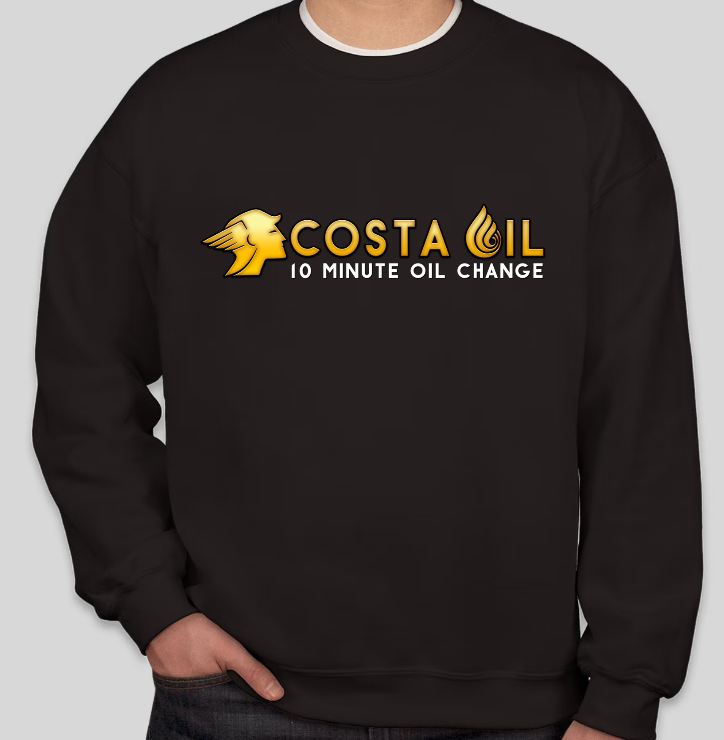 Costa Oil Printed Crewneck Sweatshirt