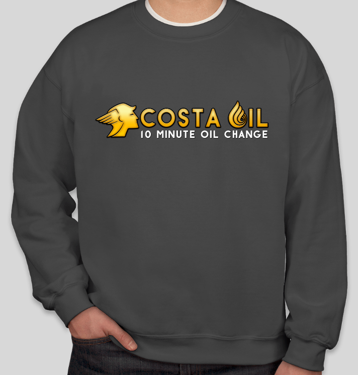 Costa Oil Printed Crewneck Sweatshirt