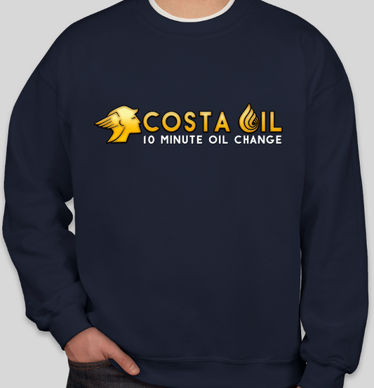 Costa Oil Printed Crewneck Sweatshirt